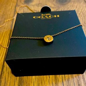 Coach pendant and chain